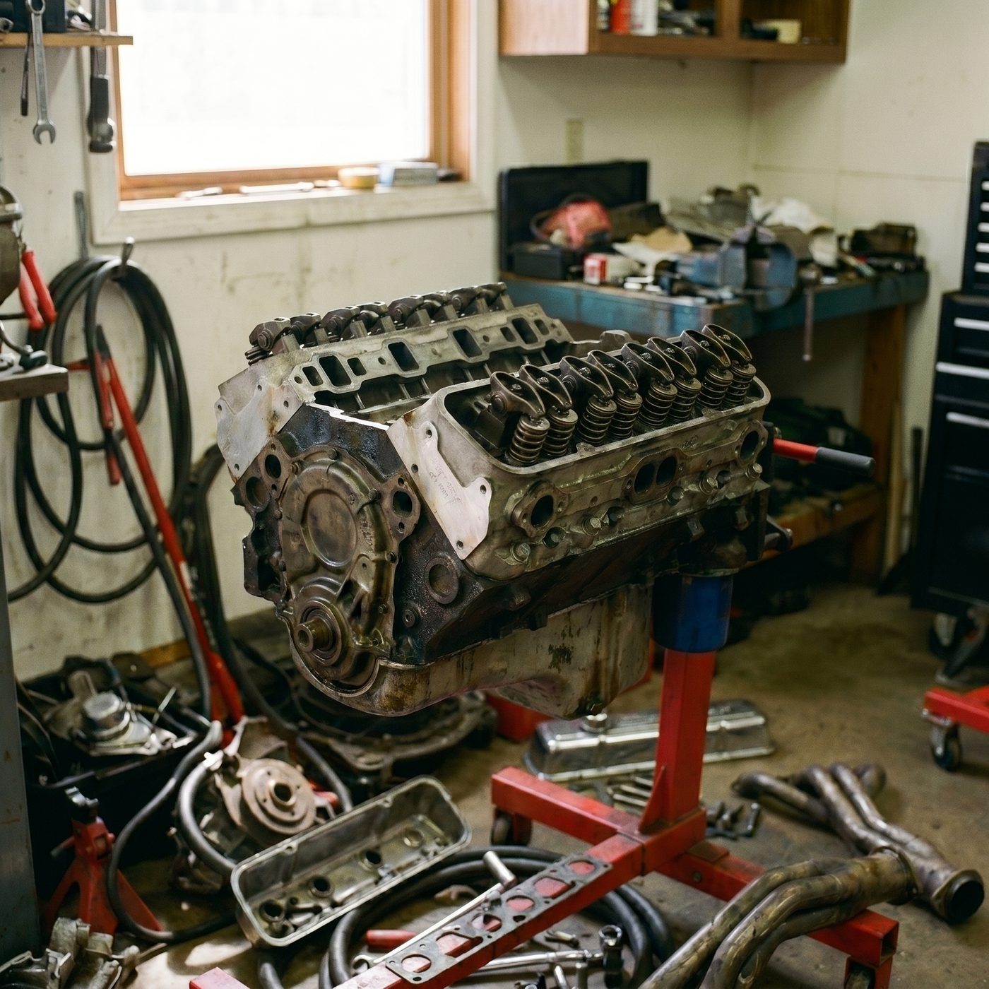 Engine work in progress at European Autohaus